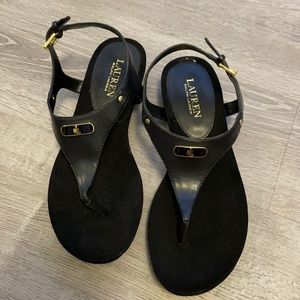Ralph Lauren Black Sandals